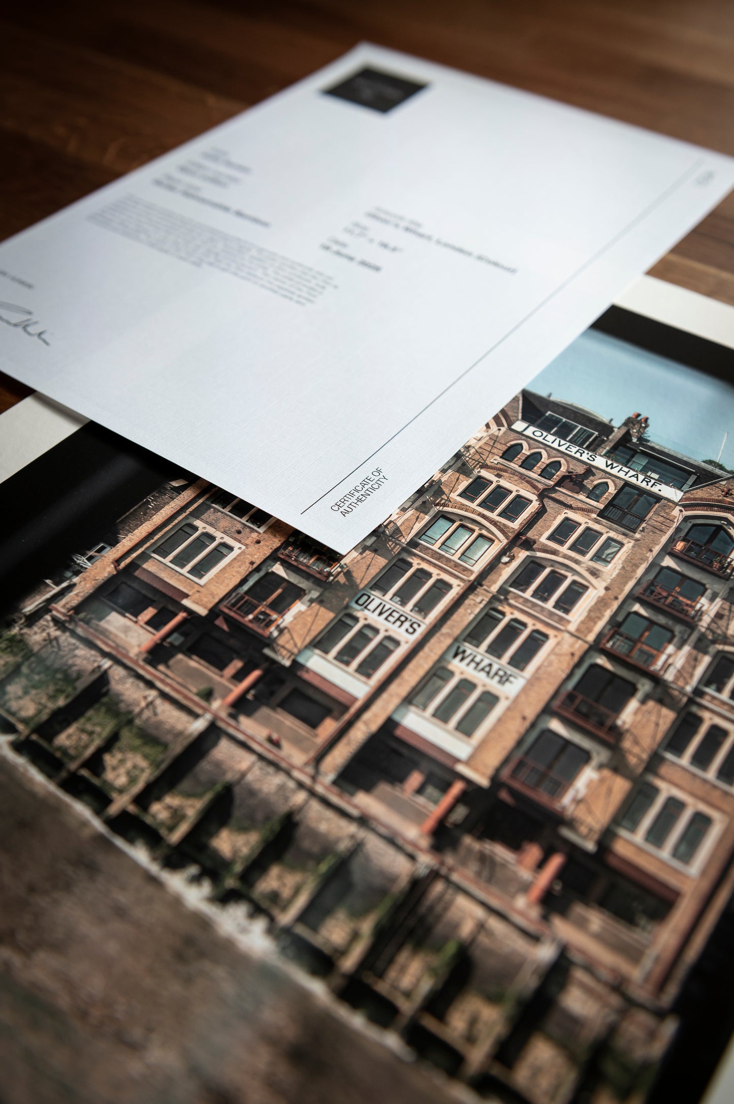 Oliver's Wharf, London (Colour)