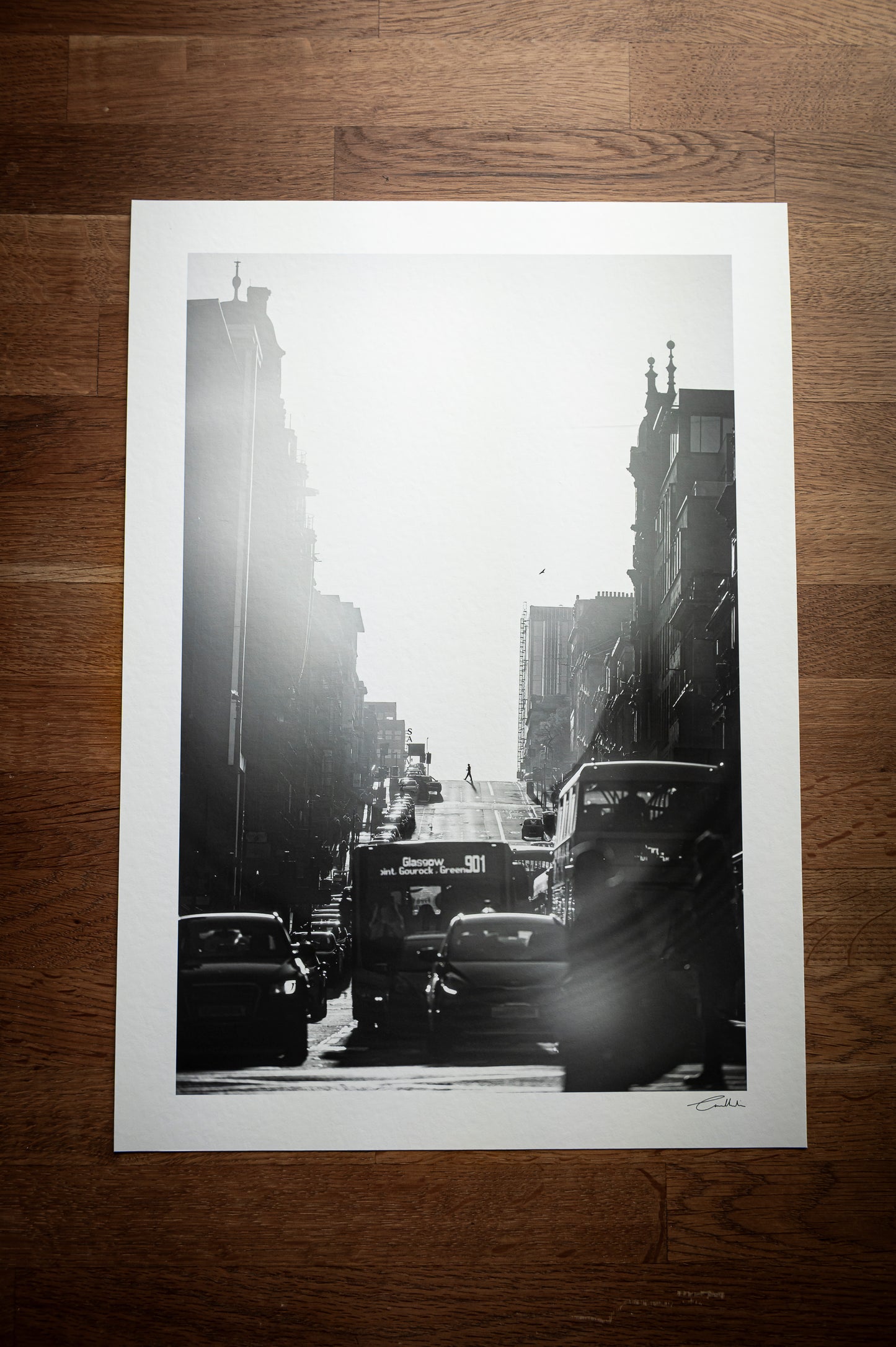 Glasgow Silhouette (B&W)