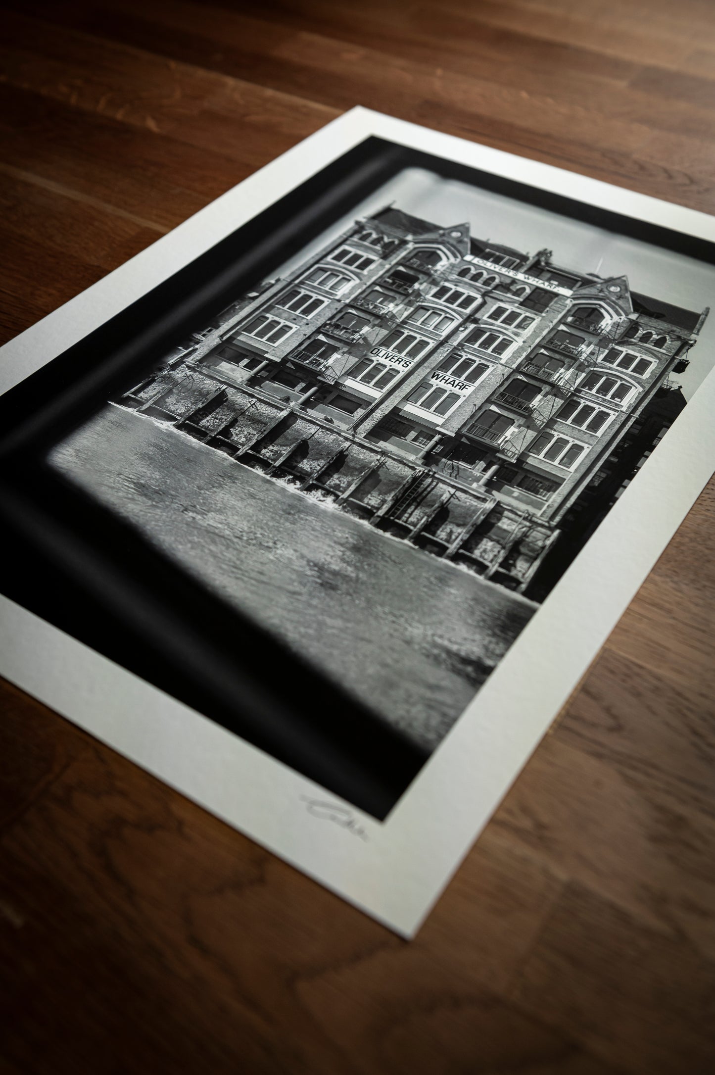Oliver's Wharf, London (B&W)