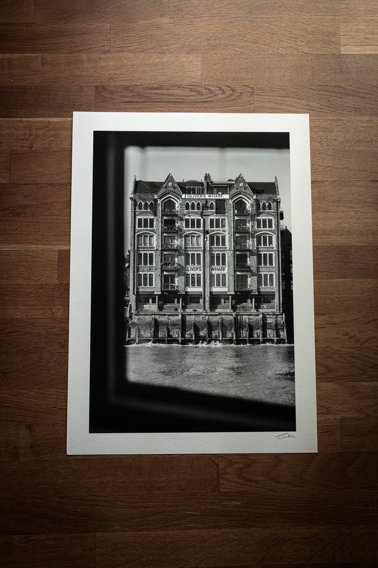 Oliver's Wharf, London (B&W)
