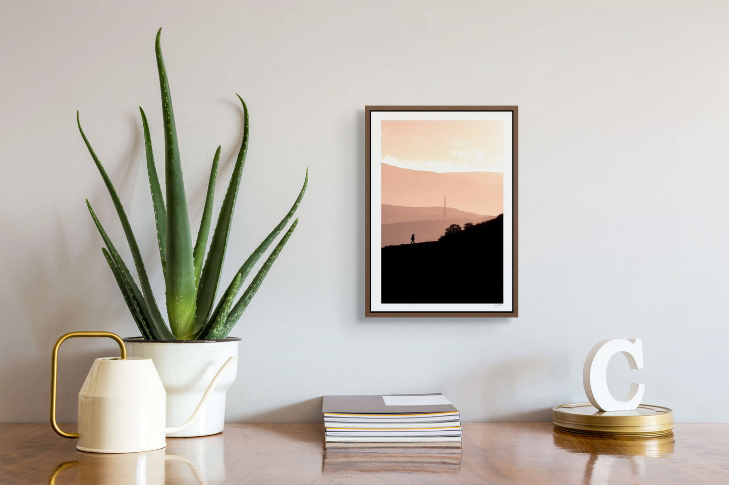 Sunset Silhouette, Edinburgh (Colour)